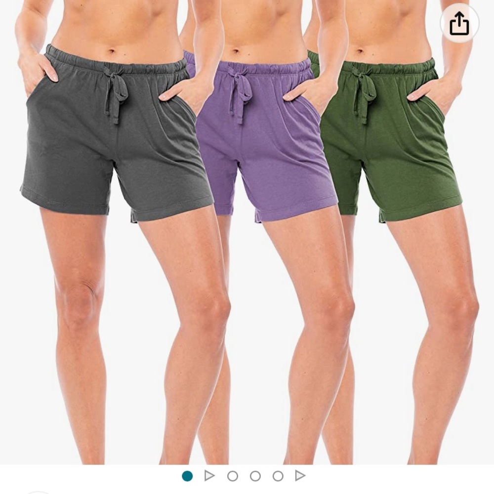 3 Pairs of Sexy Basics Cotton Shorts